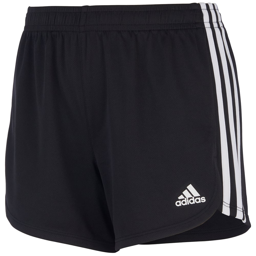 ADIDAS Girls' 3-Stripe Mesh Shorts - Eastern Mountain Sports