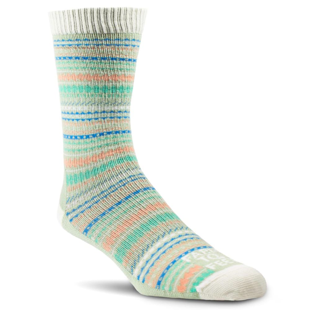 FARM TO FEET Women's Charleston Ultralight Crew Socks S