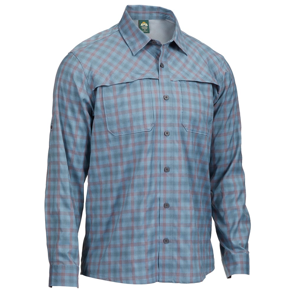 EMS Men's Journey Plaid Long-Sleeve Shirt S