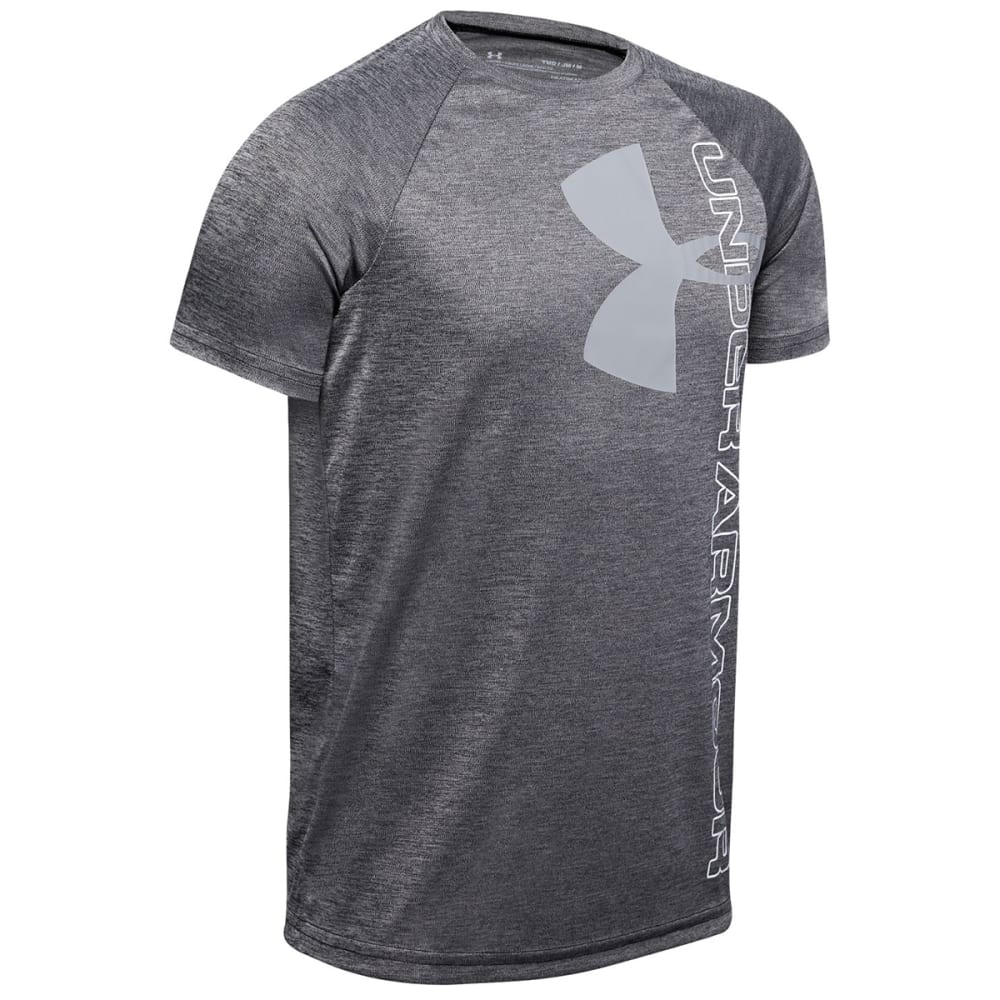 UNDER ARMOUR Boys' UA TECH Short-Sleeve Hybrid Tee L