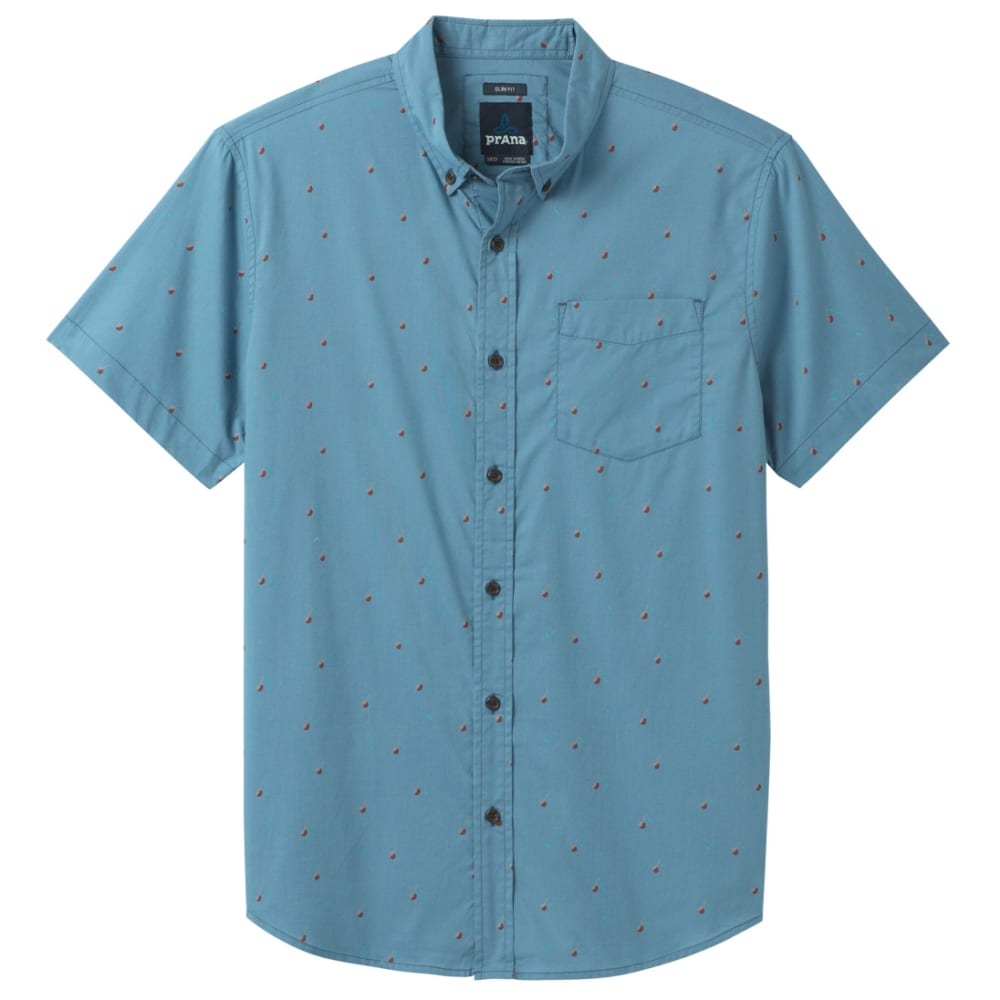 PRANA Men's Broderick Short-Sleeve Slim Shirt - Eastern Mountain Sports