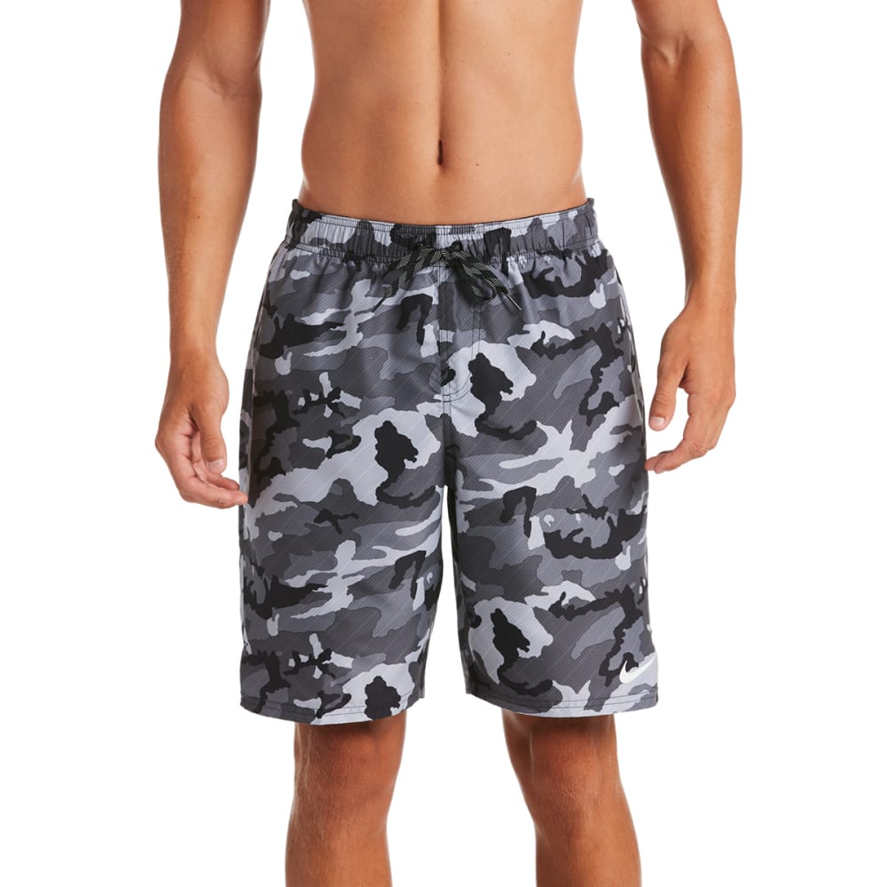NIKE Men's Camo Vital 9" Swim Trunks L