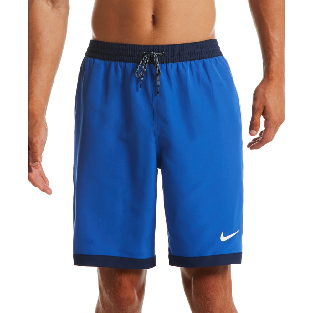 NIKE Men's Funfetti Racer 9" Swim Trunks L