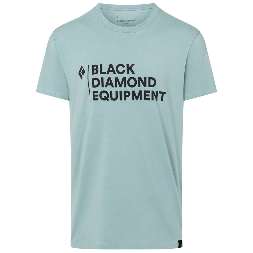 BLACK DIAMOND Men's Stacked Logo Short-Sleeve Tee S