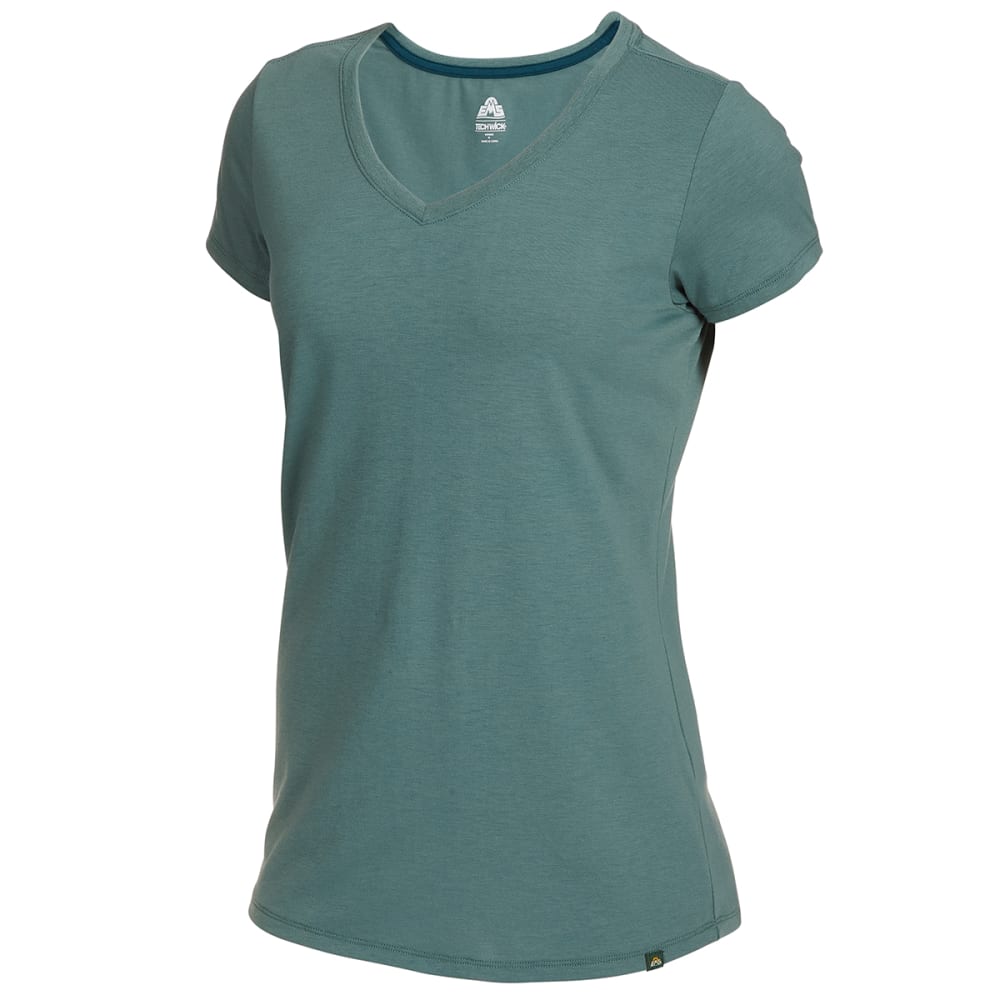 EMS Women's Vital Peak Short-Sleeve V-Neck Tee XS