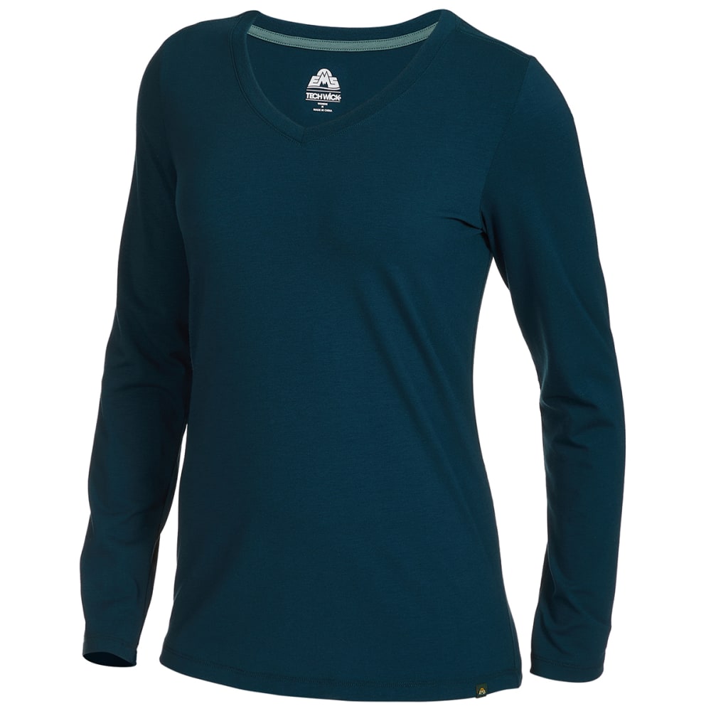 EMS Women's Vital Peak Long-Sleeve V-Neck Tee XS