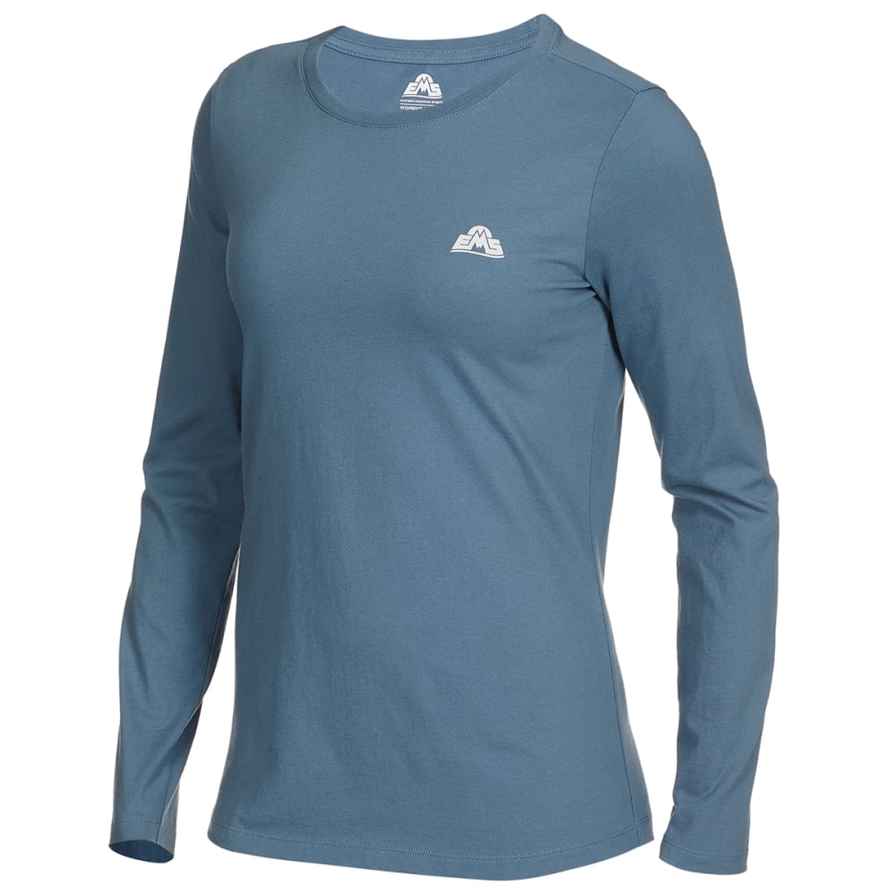 EMS Women's Simple Long-Sleeve Logo Tee XS