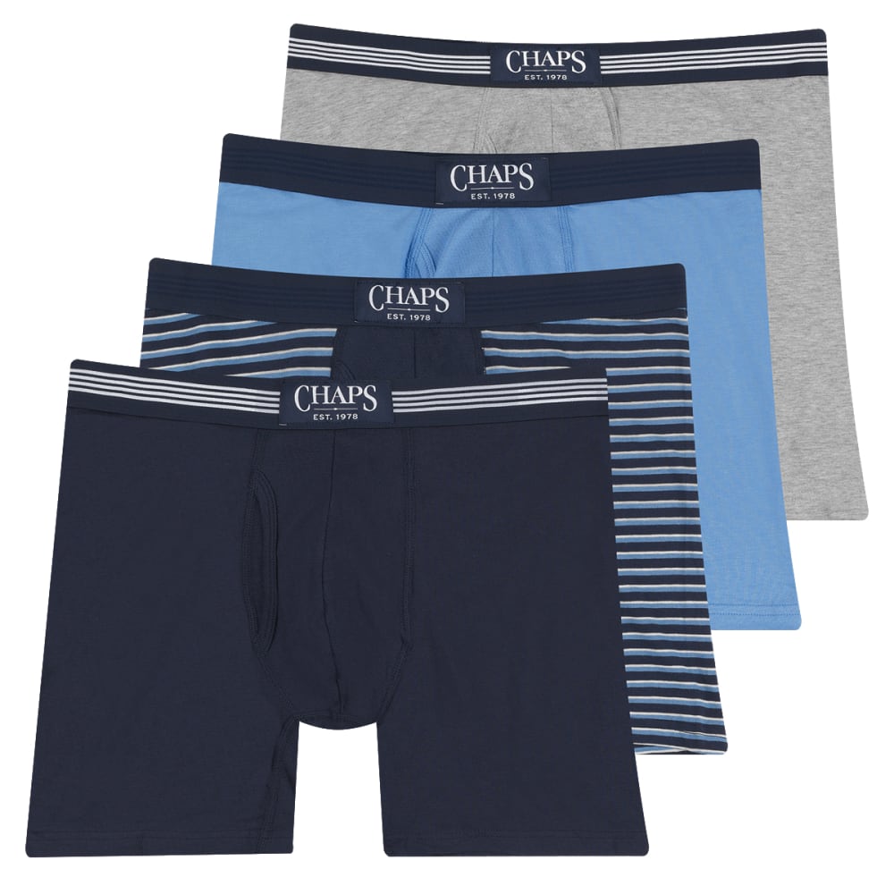 CHAPS Men's XXL Boxer Briefs, 4 Pack XXL