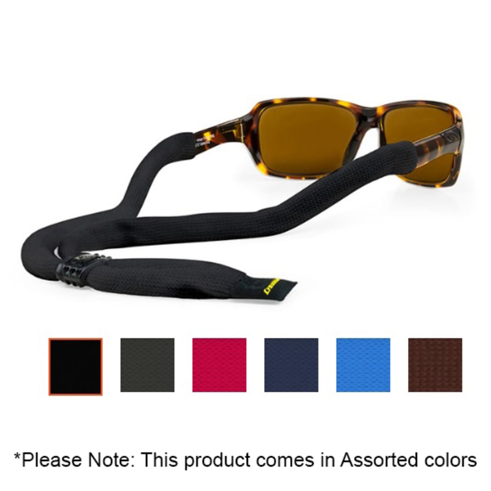 CROAKIES XL Solid Cotton Suiters Eyewear Retainer, Assorted Colors NO SIZE