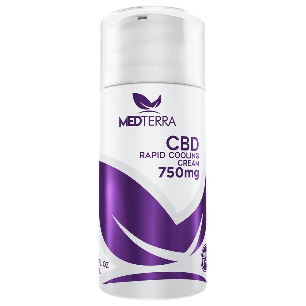 MEDTERRA 750 mg Topical CBD Cooling Cream, 3.4 oz. ONE SIZE