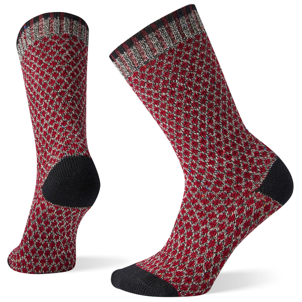 SMARTWOOL Women's Popcorn Polka Dot Crew Socks M