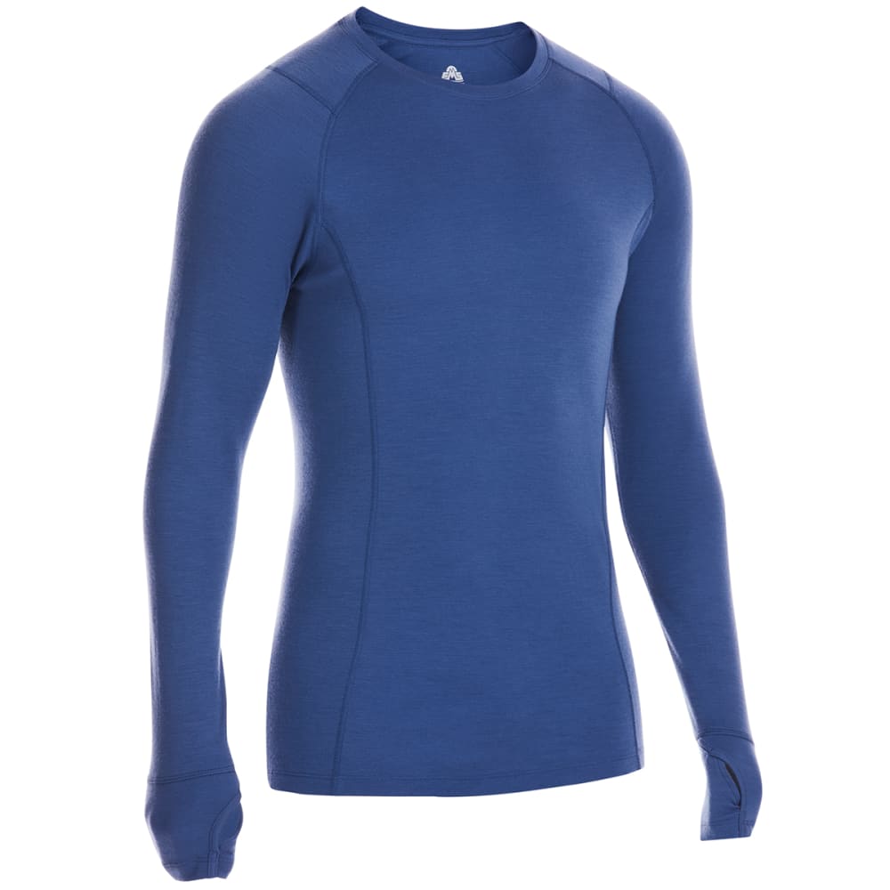 EMS Men's Merino Wool Base Layer Crew Neck Pullover - Eastern Mountain ...