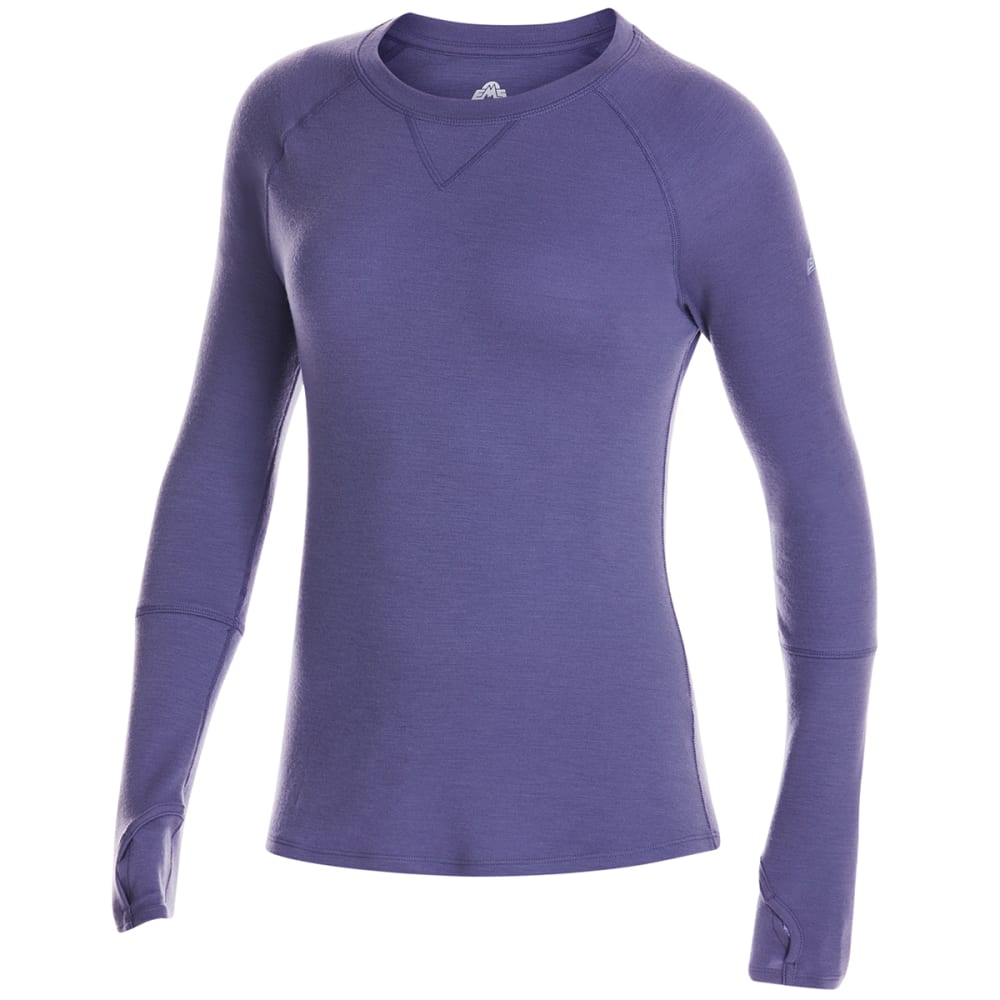EMS Women's Merino Wool Base Layer Crew Neck Pullover XS