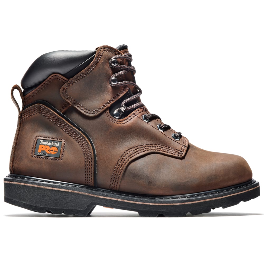 TIMBERLAND PRO Men's Pit Boss 6" Soft-Toe Work Boots, Wide 7.5