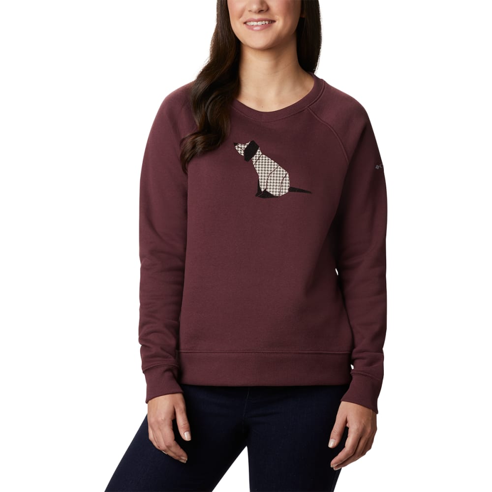 COLUMBIA Women's Hart Mountain Graphic Crewneck Sweatshirt S