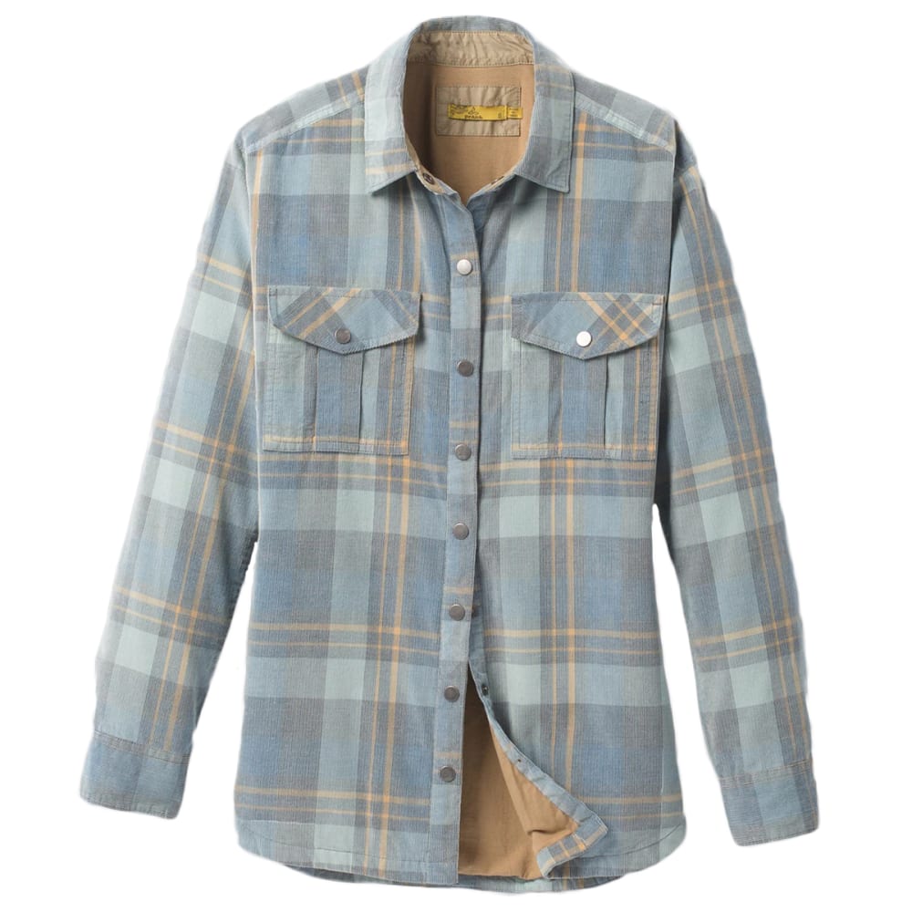PRANA Women's Finnegan Corduroy Button-Down Shirt-Jacket S