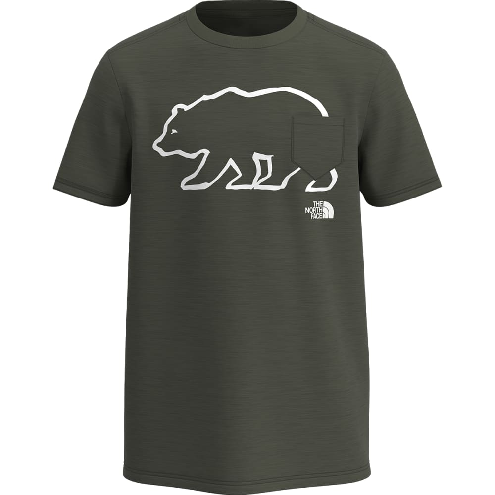 THE NORTH FACE Boys' Short Sleeve Tri-Blend Tee S