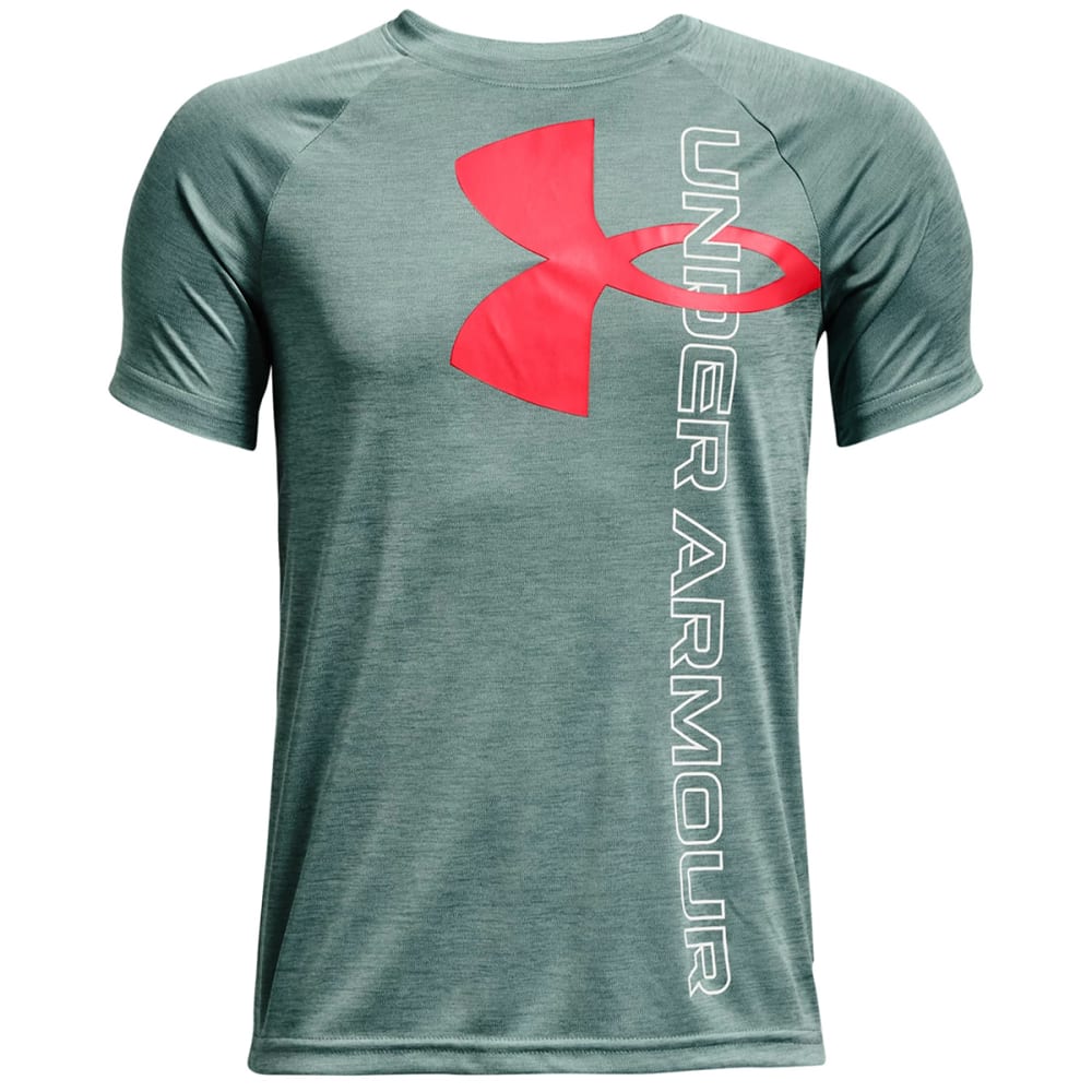 UNDER ARMOUR Boys' UA Tech Hybrid Short Sleeve Tee M