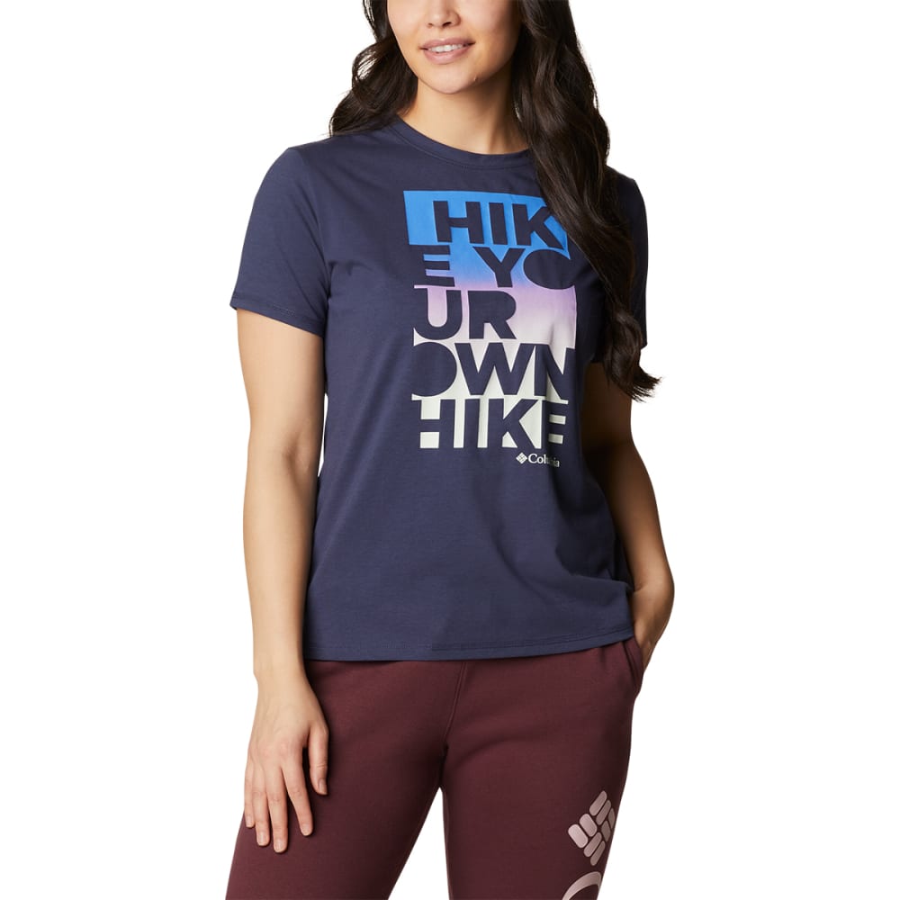 COLUMBIA Women's Sun Trek Short Sleeve Graphic Tee S