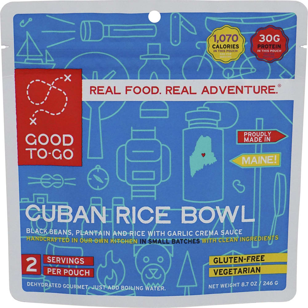 GOOD TO GO Cuban Rice Bowl Dehydrated Food, Double Serving ONESIZE