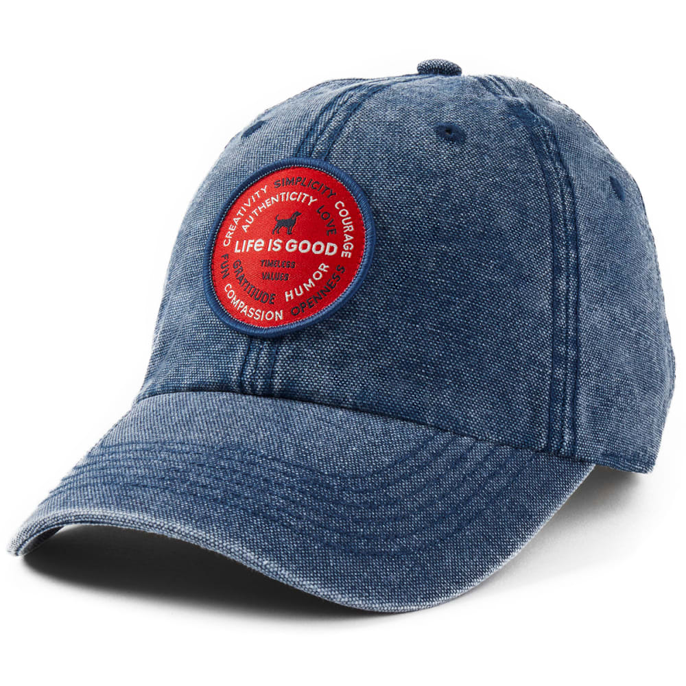 LIFE IS GOOD Superpowers Dog Sunworn Chill Cap ONE SIZE