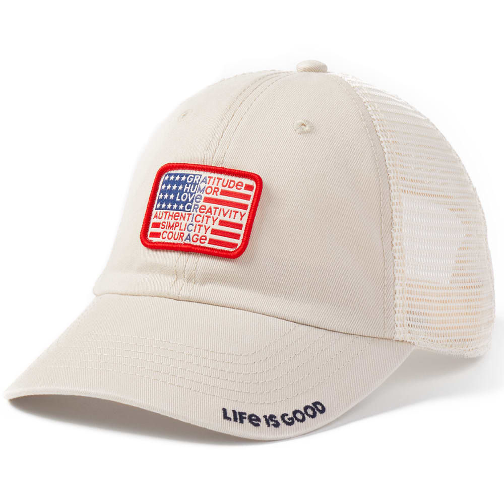 LIFE IS GOOD Superpower Flag Cap ONE SIZE