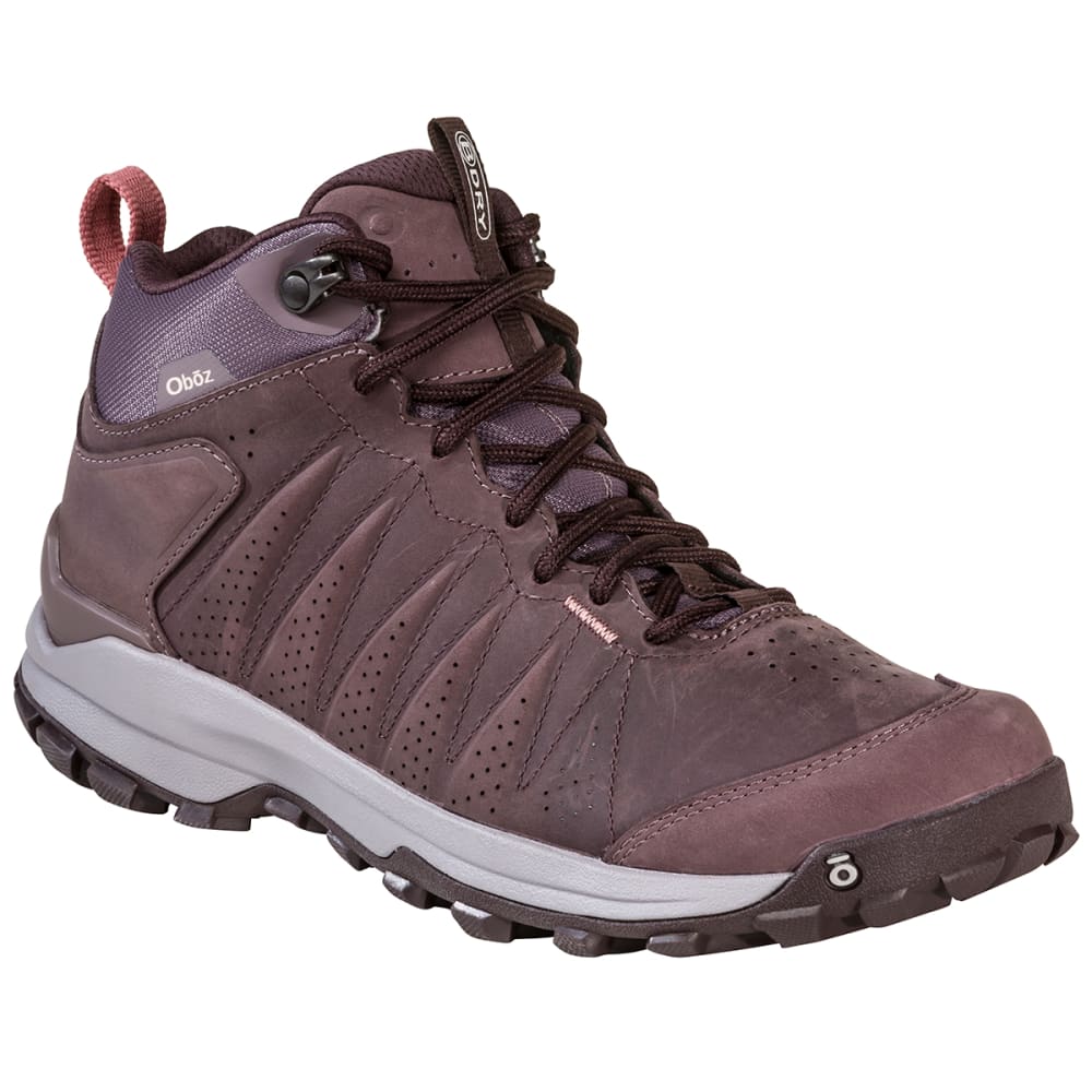 OBOZ Women's Sypes Mid Leather B-DRY Hiking Shoe 6