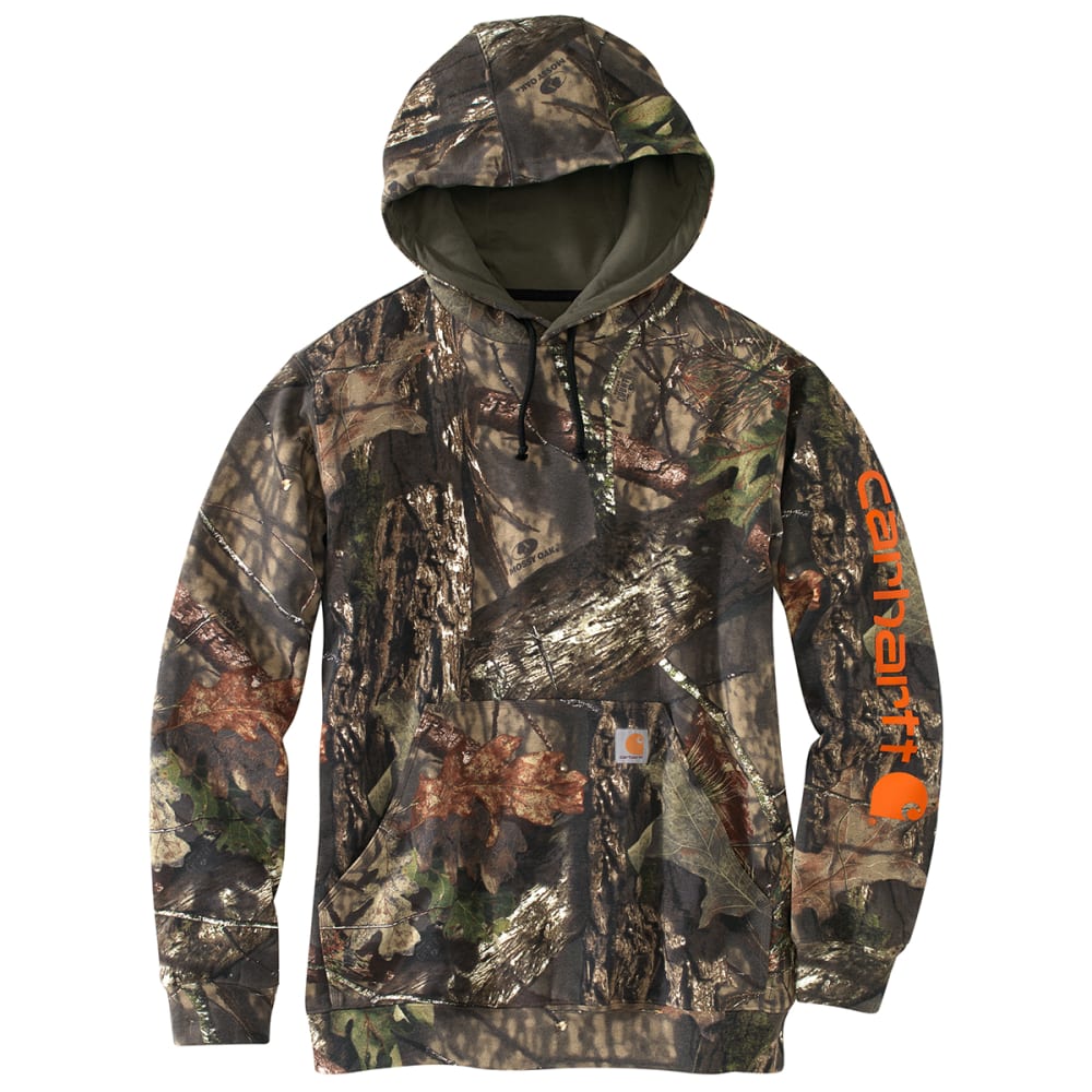 CARHARTT Men's Midweight Camo Hooded Sweatshirt XXL