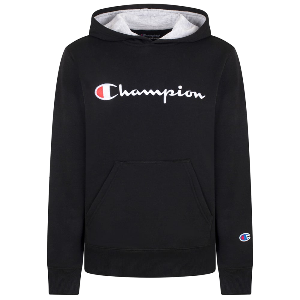 CHAMPION Boys' Script Fleece Hoodie 4