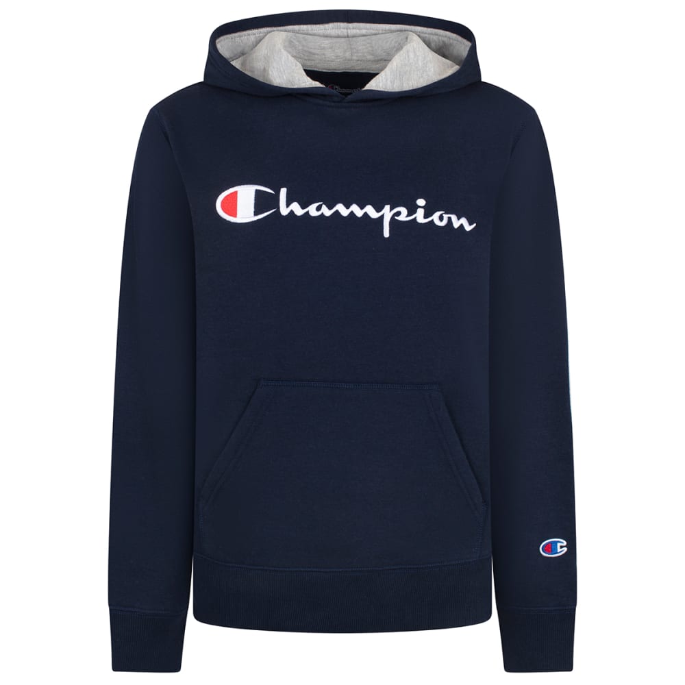 CHAMPION Boys' Script Fleece Hoodie 4