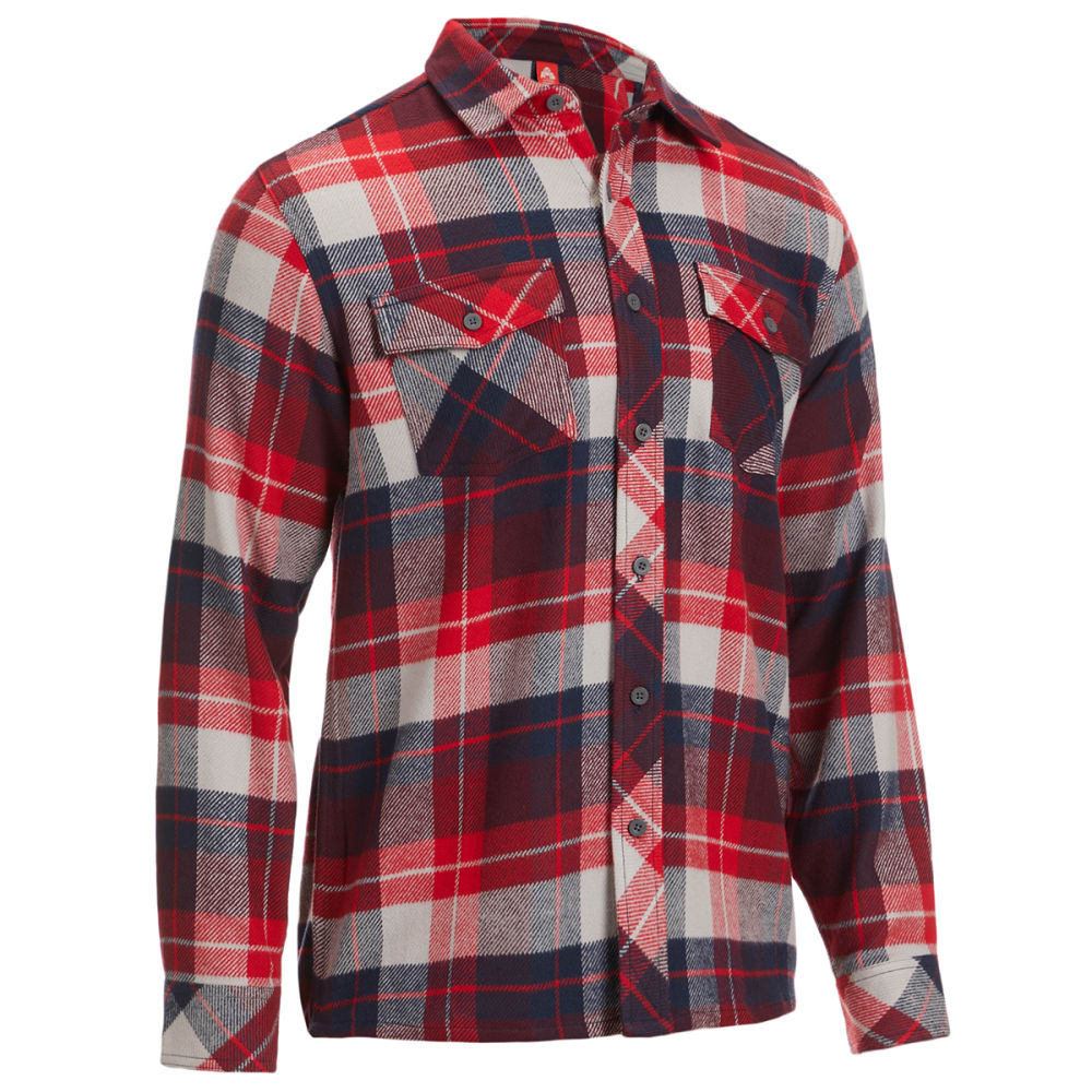 EMS Men's Cabin Flannel Long-Sleeve Shirt S