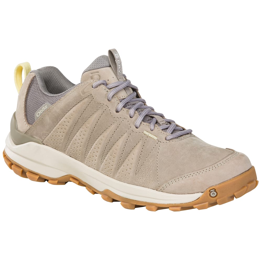 OBOZ Women's Sypes Low Leather B-DRY Hiking Shoe, Wide Width 6