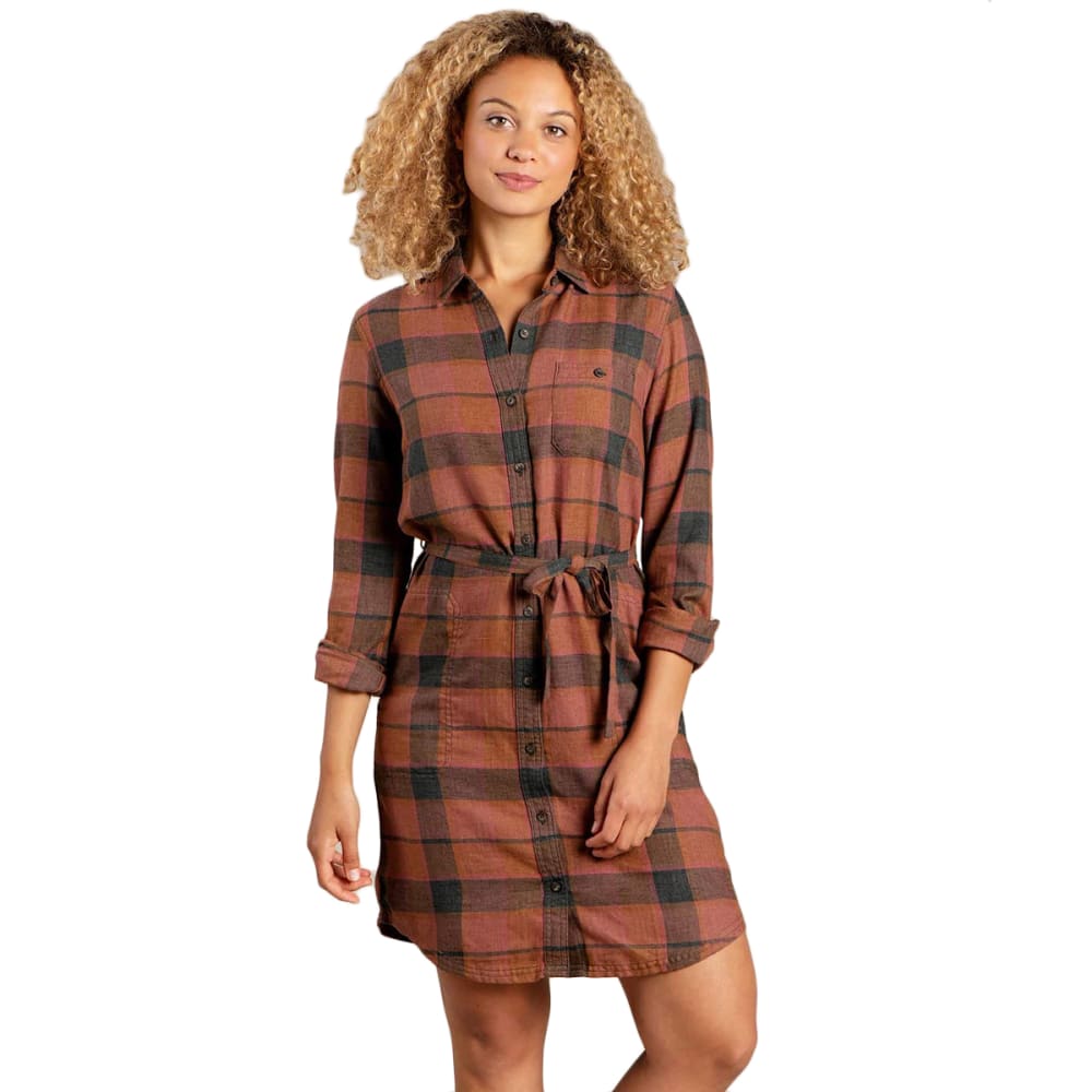 TOAD & CO. Women's Re-Form Flannel Shirtdress S