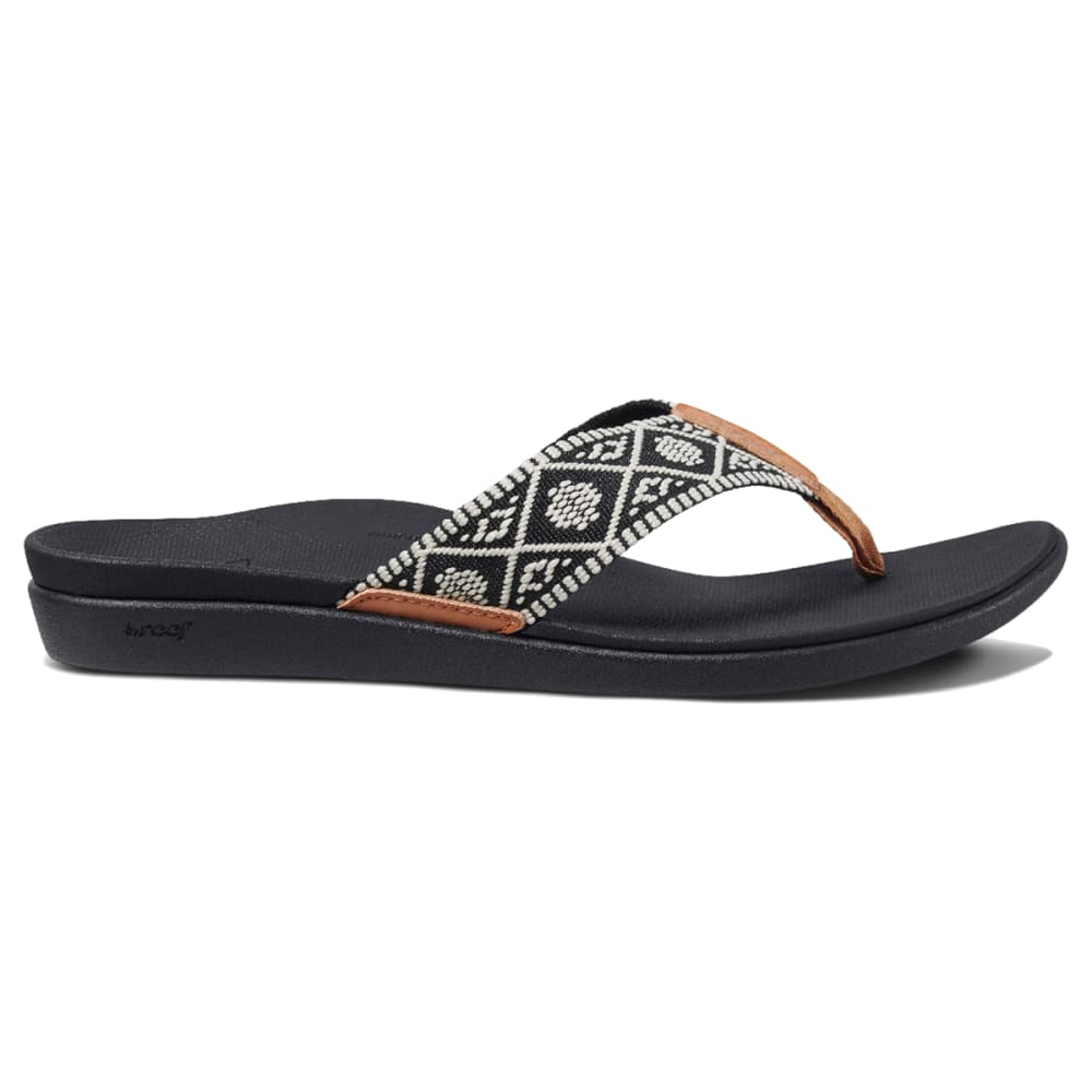 REEF Women's Ortho Woven Flip Flops 6