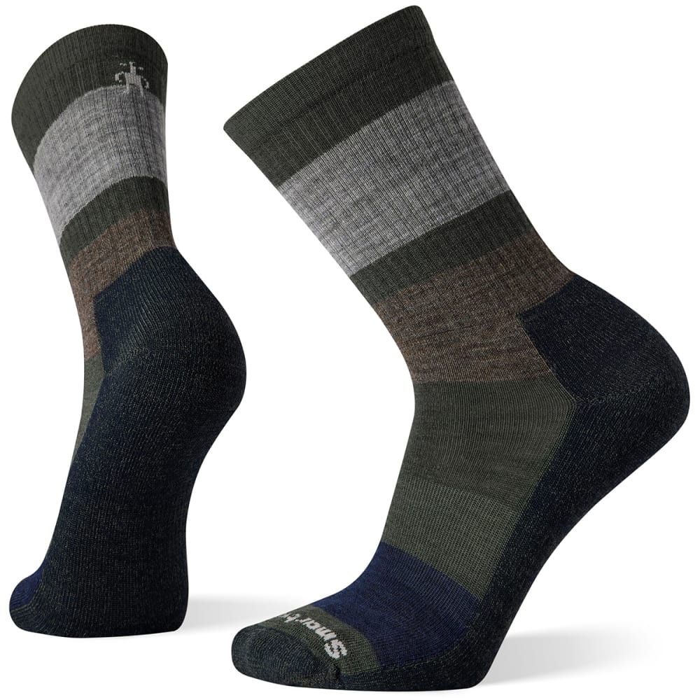 SMARTWOOL Men's Everyday Blocked Stripe Crew Socks M
