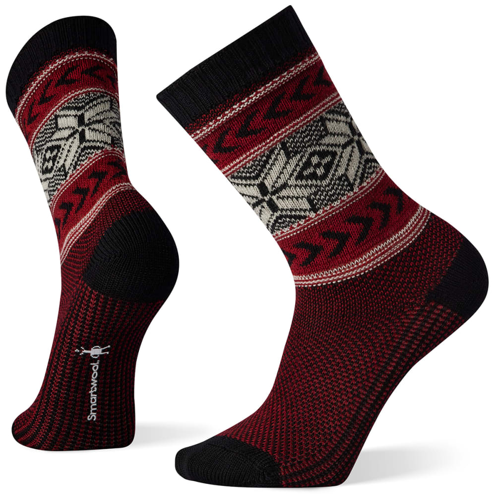 SMARTWOOL Men's Everyday Snowflake Pattern Crew Socks L