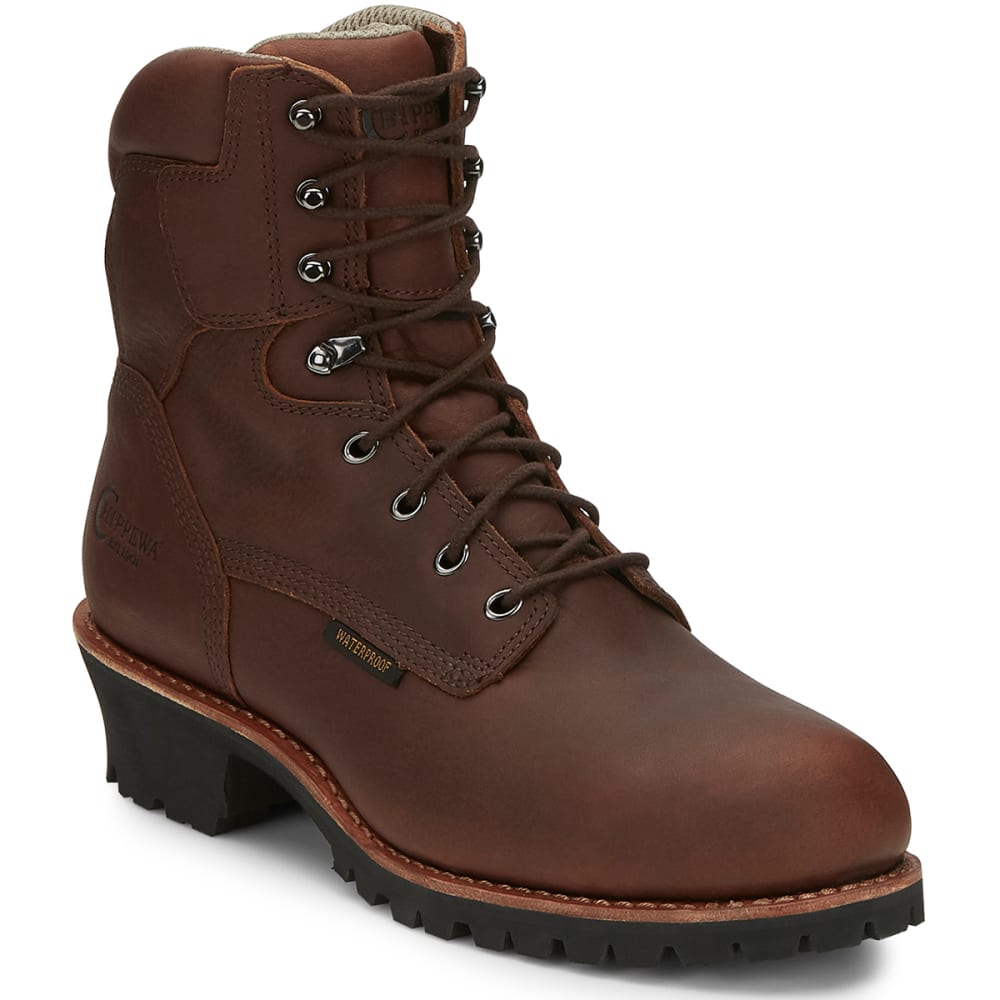 CHIPPEWA Men's 75323 Insulated Waterproof Logger Boots 8