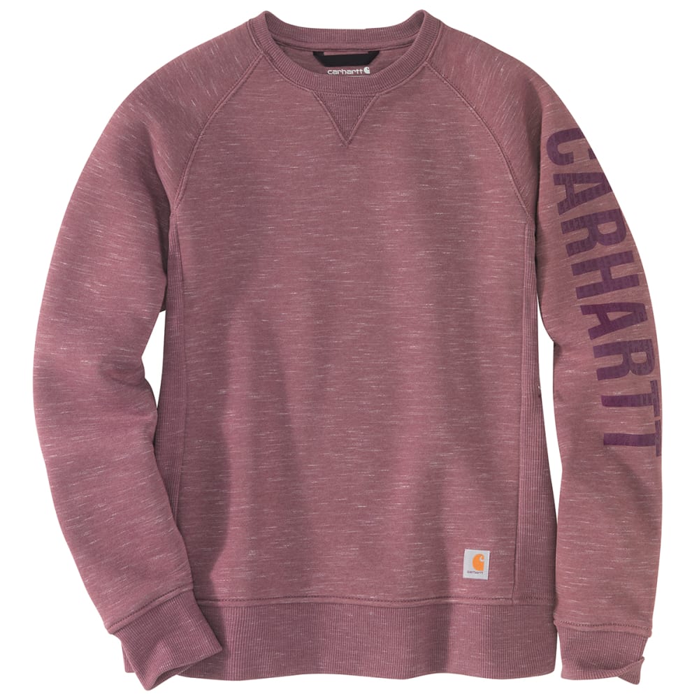 CARHARTT Women's Midweight Crewneck Long Sleeve Graphic Sweatshirt S