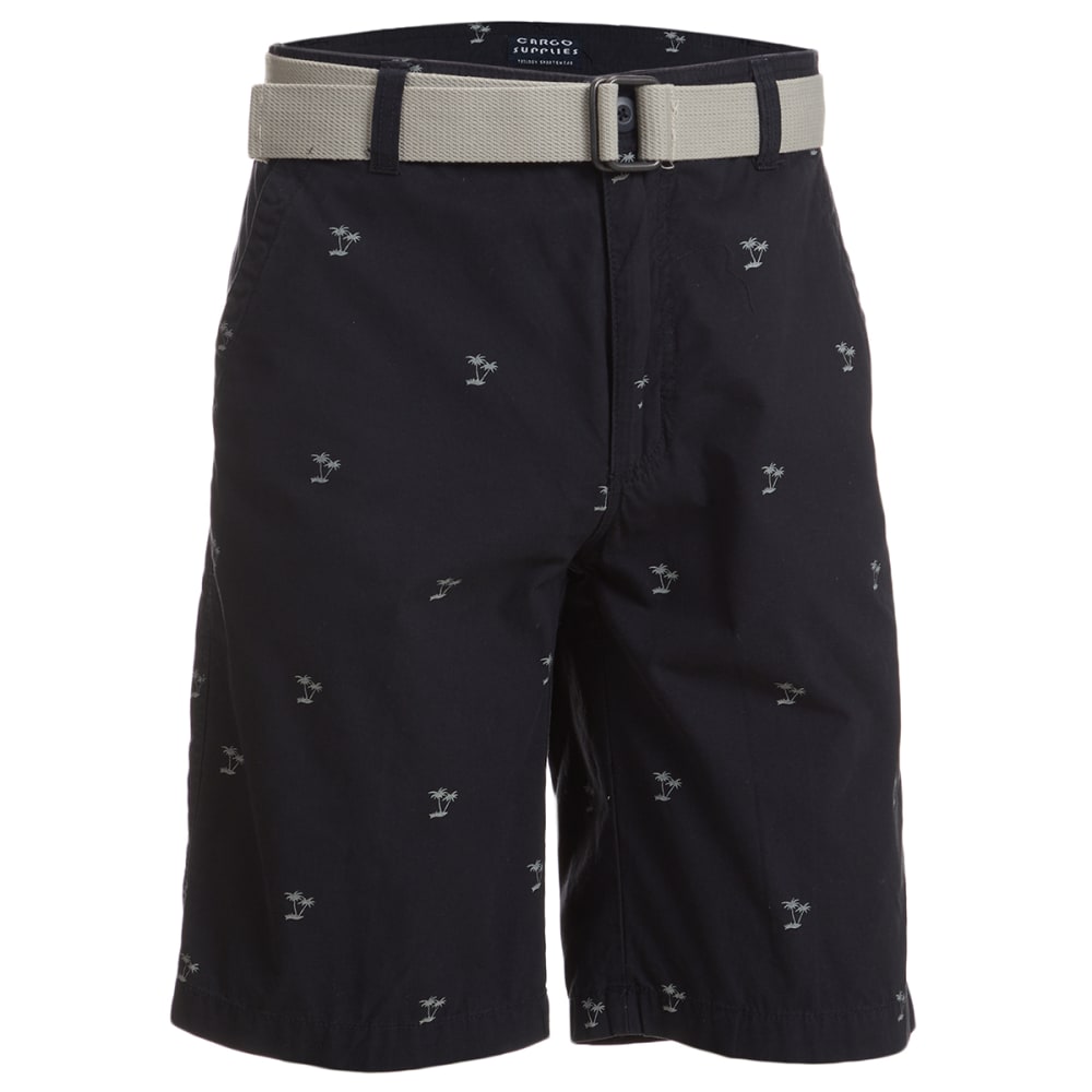 CARGO SUPPLIES Men's Drawcord Flat Front Shorts 30