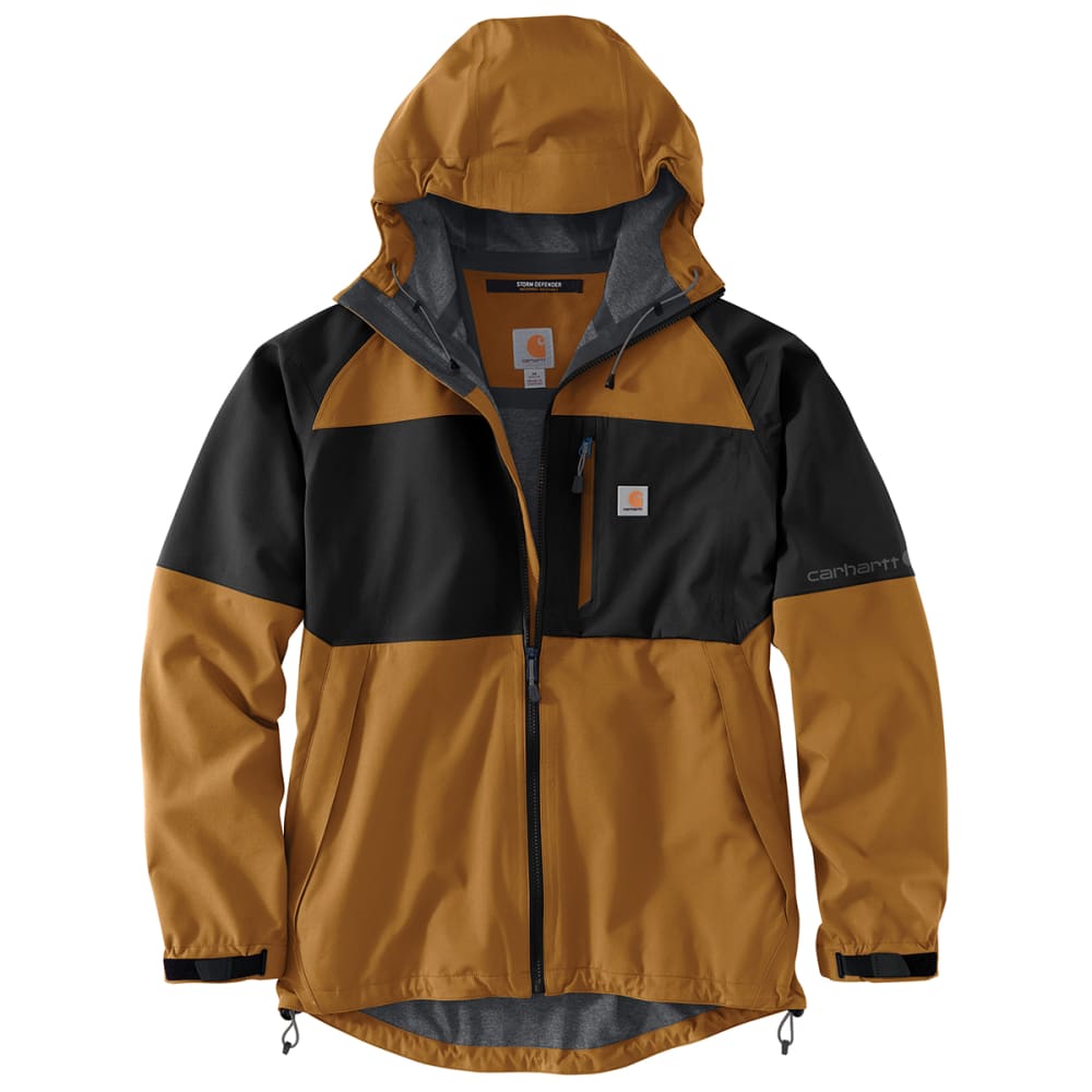 CARHARTT Men's Storm Defender Force Hooded Jacket, Extended Sizes 3XL
