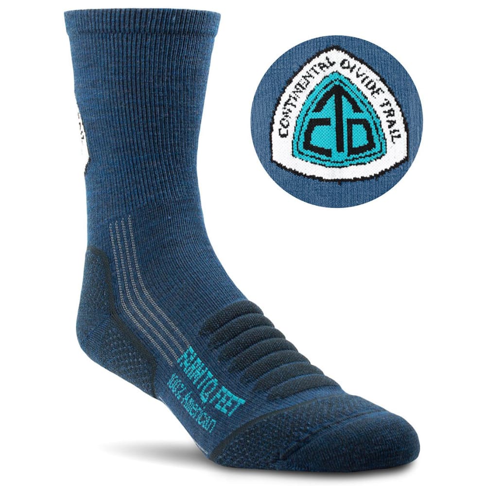 FARM TO FEET Men's Grays Peak 3/4 Crew Sock M