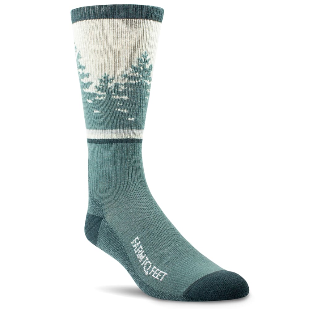 FARM TO FEET Men's Spokane Crew Light Cushion Socks XL