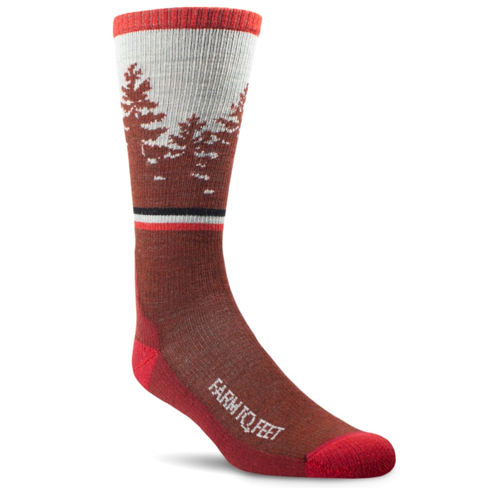 FARM TO FEET Men's Spokane Crew Light Cushion Socks M