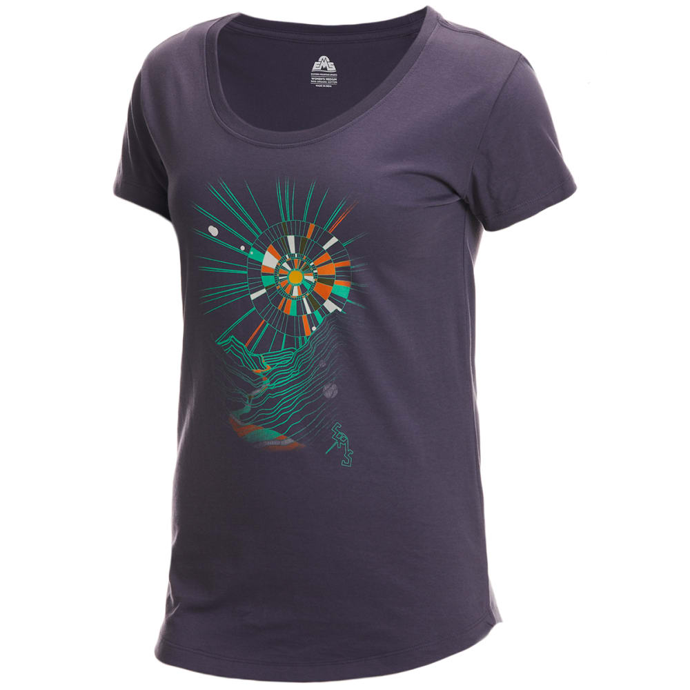 EMS Women's Eventide Scoop Neck Short Sleeve Graphic Tee M