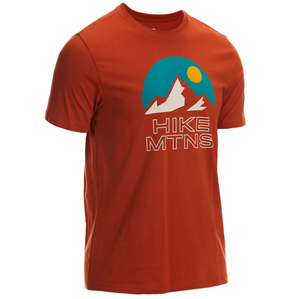 EMS Men's Hike Mountains Short Sleeve Graphic Tee L