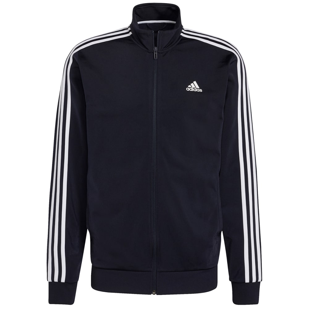 ADIDAS FIREBIRD MENS TRACK TOP BLACK WHITE 3 STRIPE ORIGINAL MENS