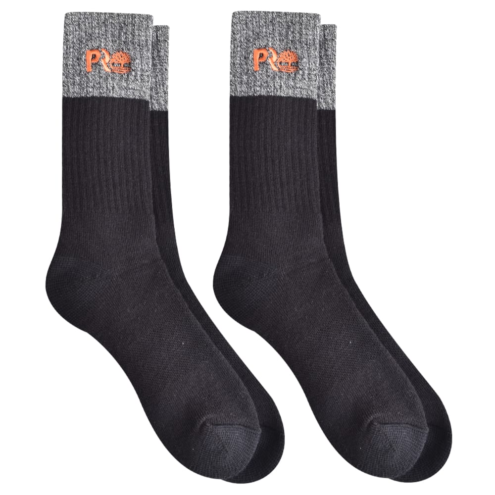 TIMBERLAND PRO Men's Full Cushion Boot Socks, 2 Pack L