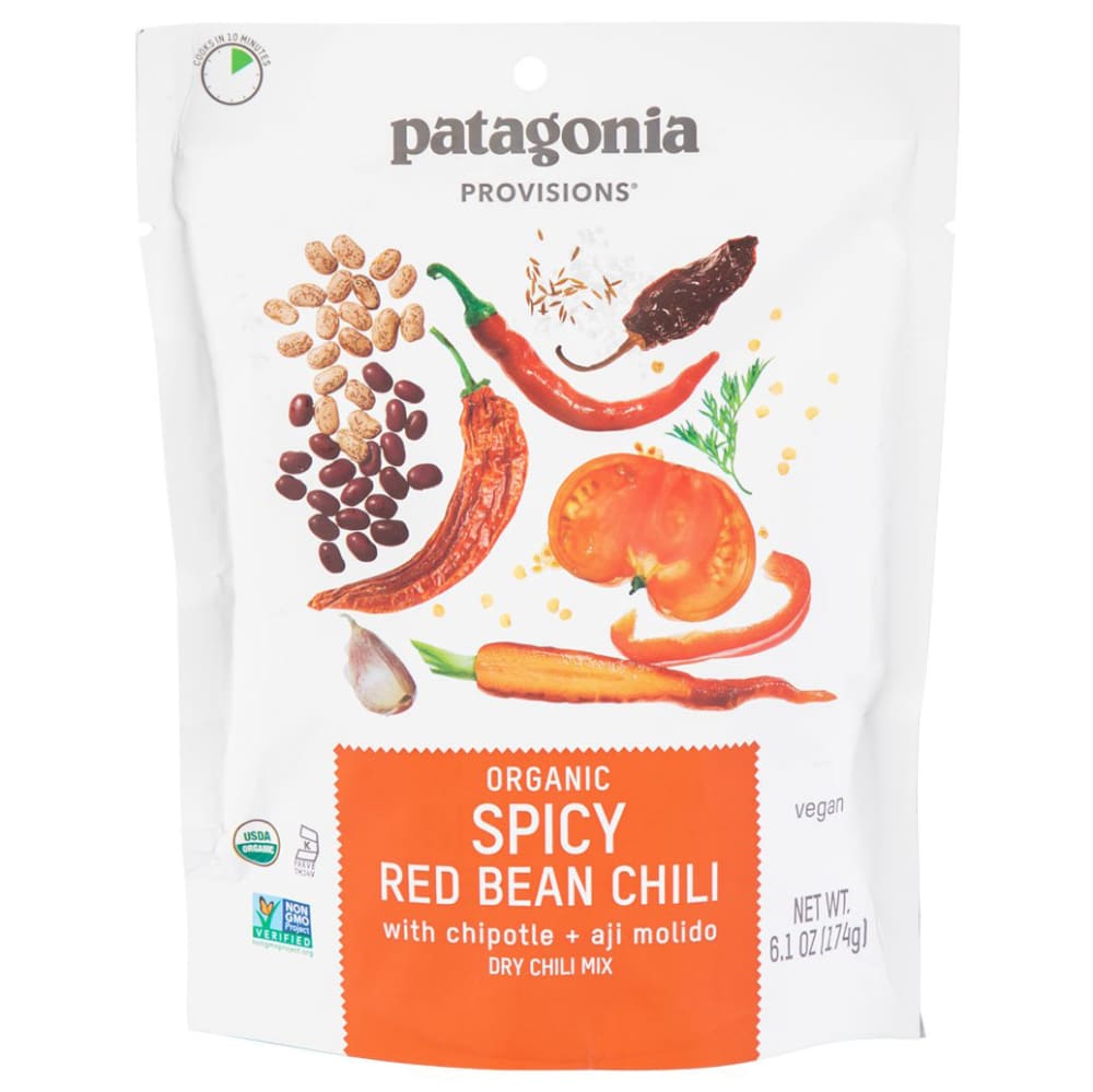 PATAGONIA Organic Spicy Red Bean Chili Dehydrated Entree NO SIZE