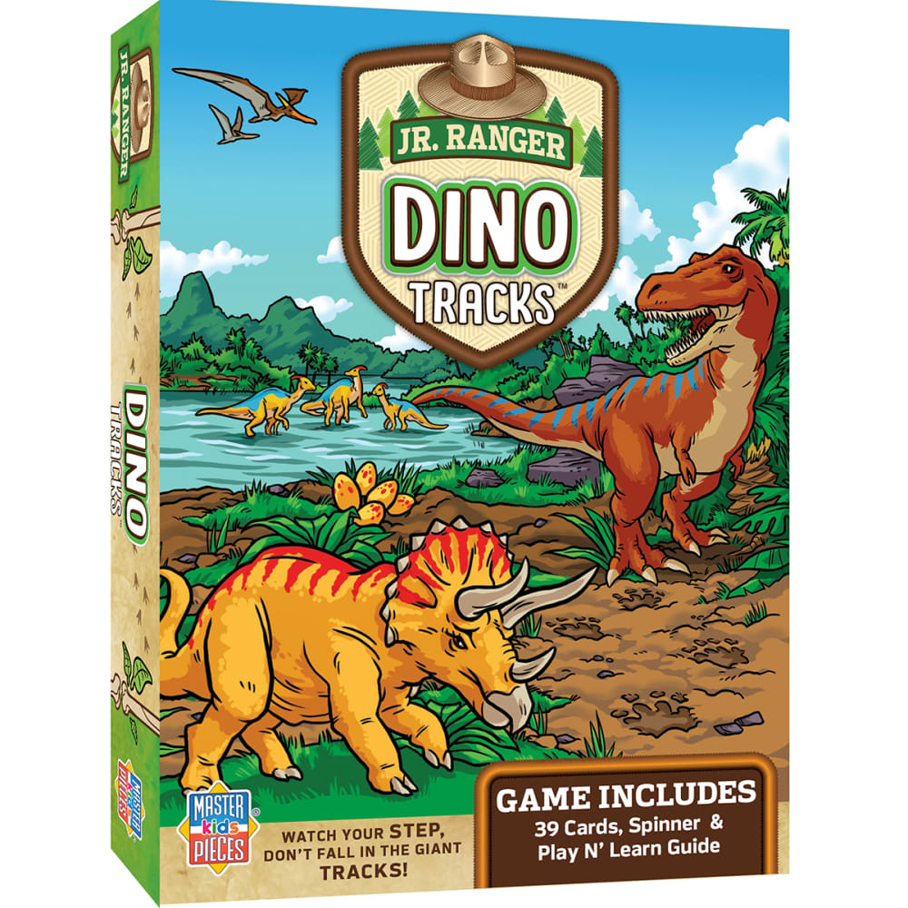 MASTERPIECES PUZZLE CO. Jr. Ranger Dino Tracks Card Game NO SIZE