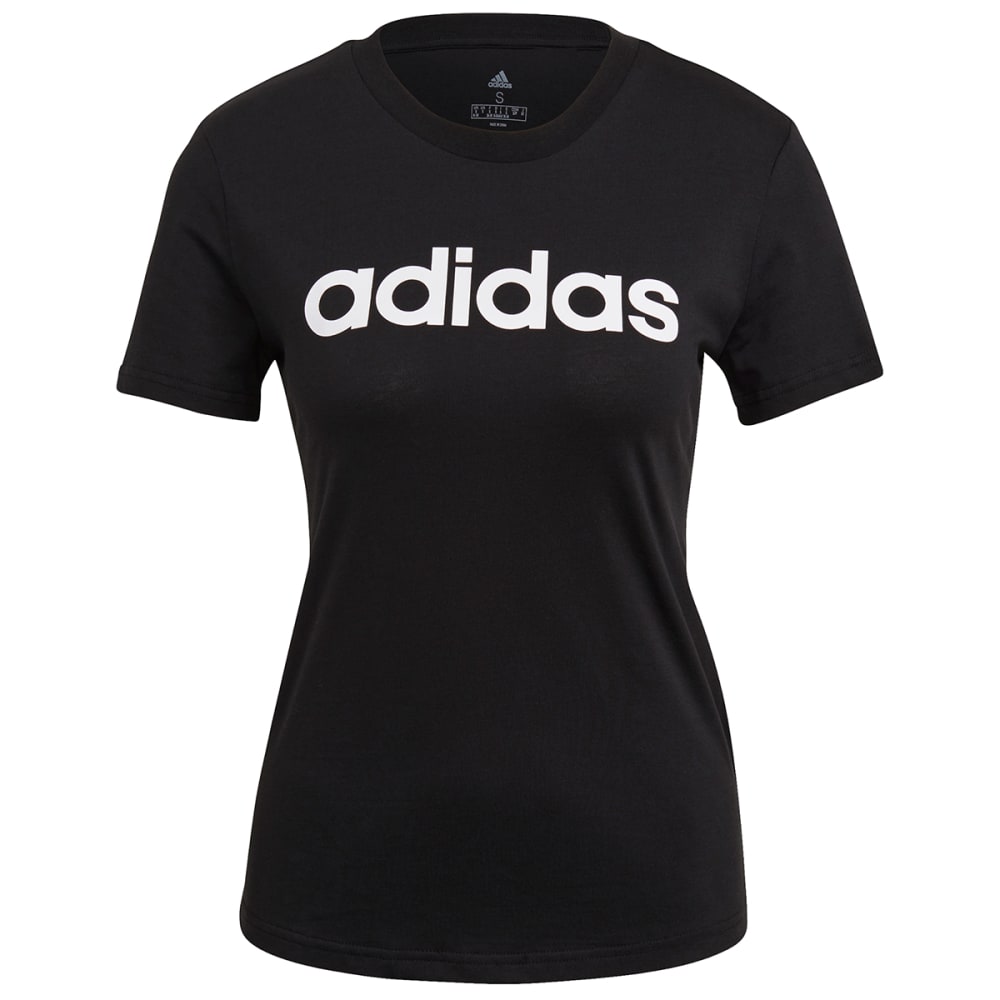 ADIDAS Women's Short-Sleeve Linear Tee XS